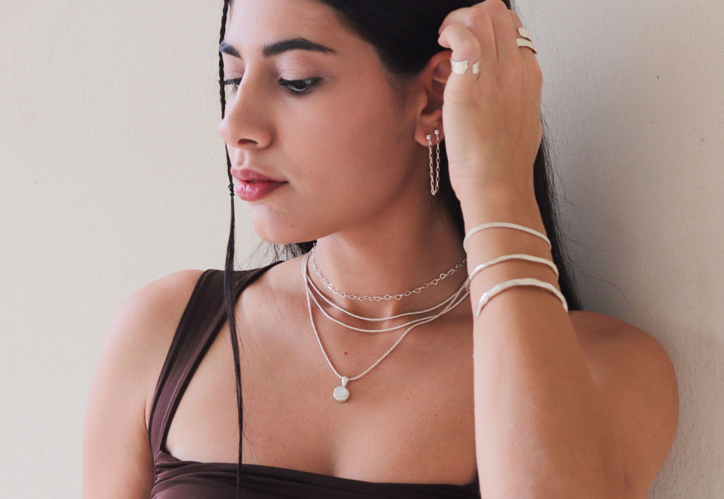 Ασημένια χειροποίητα κοσμήματα